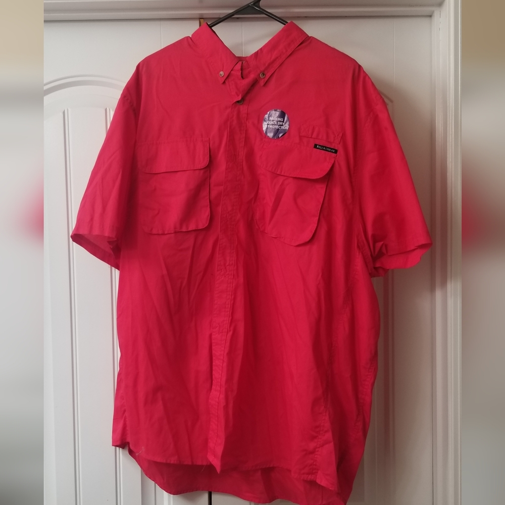 Bright Red Short Sleeve Shirt